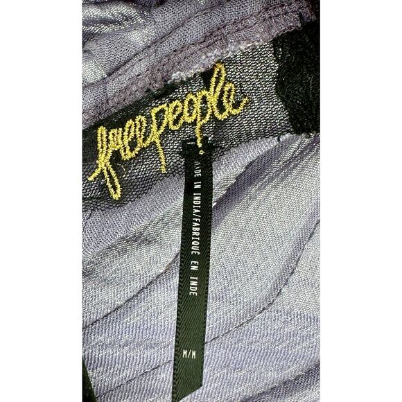 Free‎ People Lilia Lace-Up Blouse Medium RARE - Picture 5 of 5